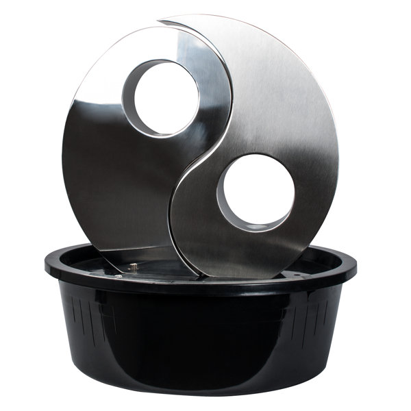 Garten Living Bodenbrunnen Applerouth aus Edelstahl mit Licht | Wayfair.de